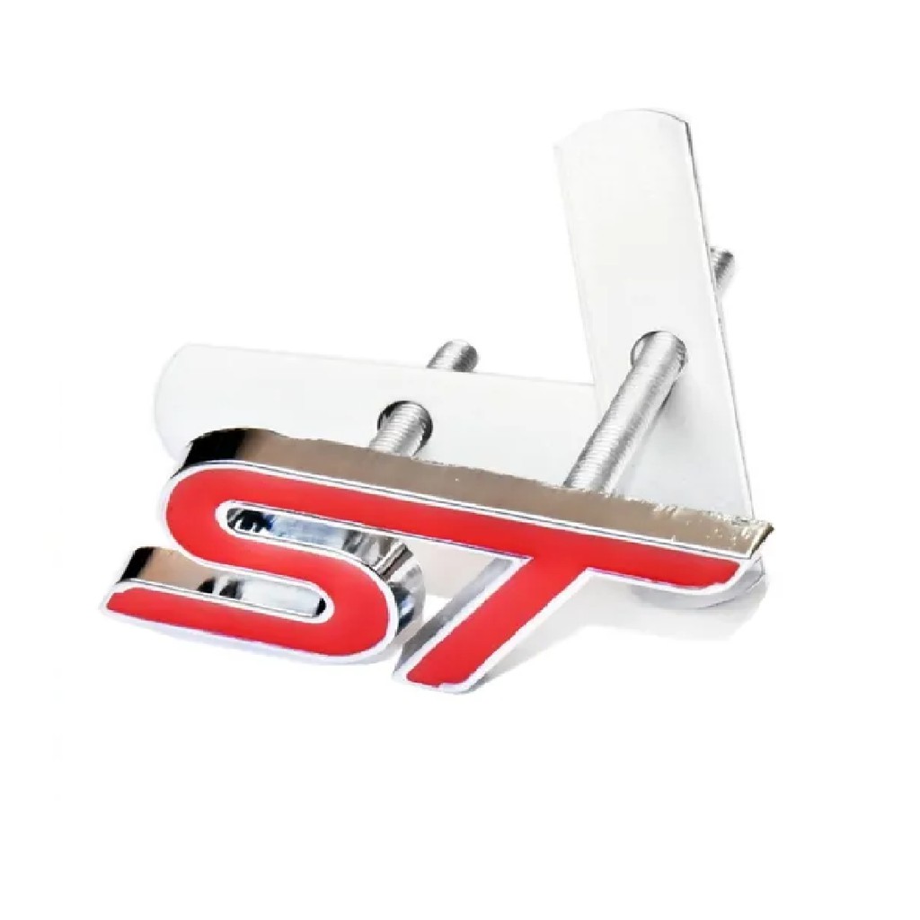 Emblema St da Grade Ford Focus New Fiesta Ka Fusion Ecosport Edge Ranger Metal
