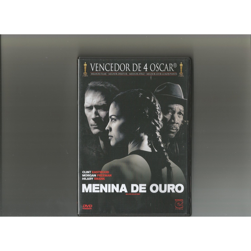 DVD * MENINA DE OURO * DUPLO - CLINT EASTWOOD - MORGAN FREEMAN - HILARY SWANK - USADO