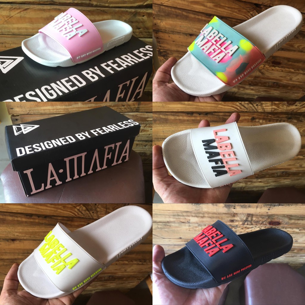 Chinelo Slide La Bella Mafia Labellamafia Rasteira Rasteirinha Feminino Envio Imediato Shopee Brasil