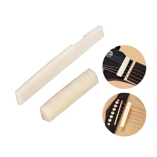 Kit de NUT e Rastilho De Osso Para Violão Aço Tagima Dallas Montana Kansas WoodStock  TW-25 TW-29 Memphis AC-40 MD-18 MD
