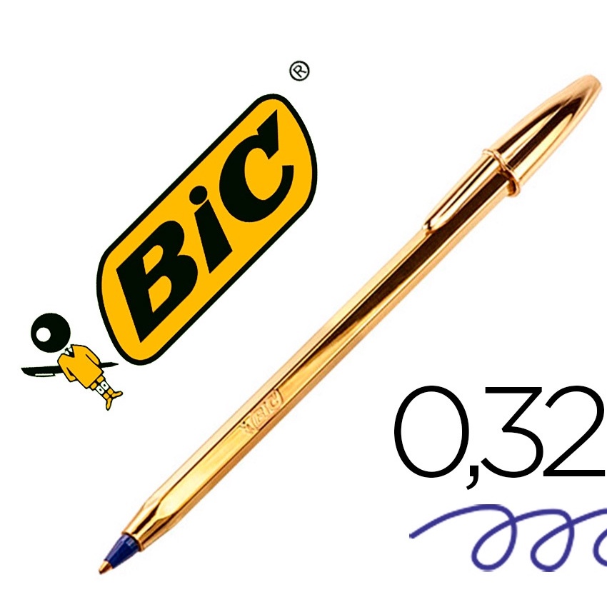 Caneta Bic Cristal Celebration Kit com 2 unidades Esferiográfica