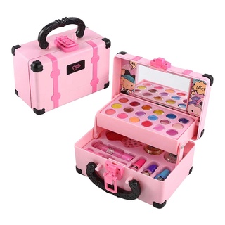30 Peças Kit De Maquiagem Para Crianças Lavável/Conjunto Portátil Meninas HGF