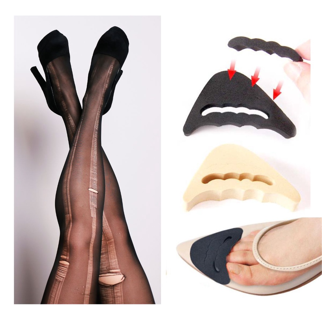 Sapato Almofadado Anti-Pain Com Ponta De Pé / Antepé / Sapato Redondo