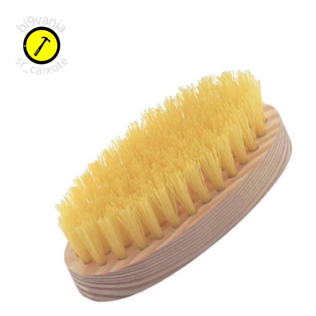 Escova Oval Madeira Multiuso Lava Roupa Reforçada setas de  nylon em Oferta na Shopee