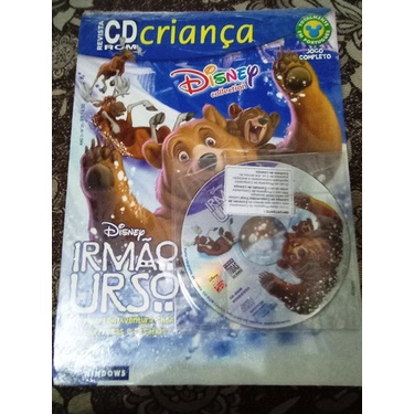 Revista Cd-rom Crianças #25 Irmão Urso, Jogo Pc Original