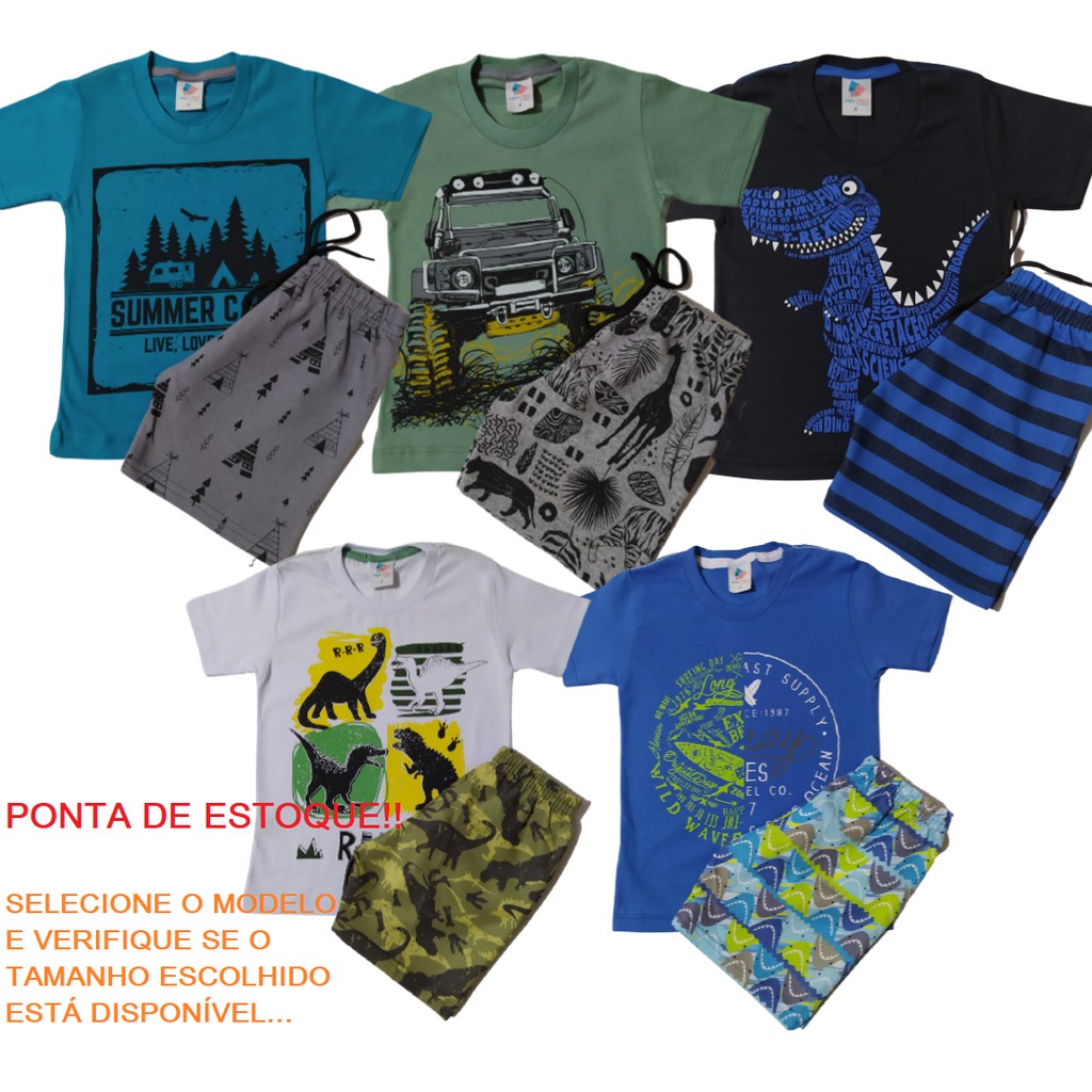 ponta de estoque roupa infantil