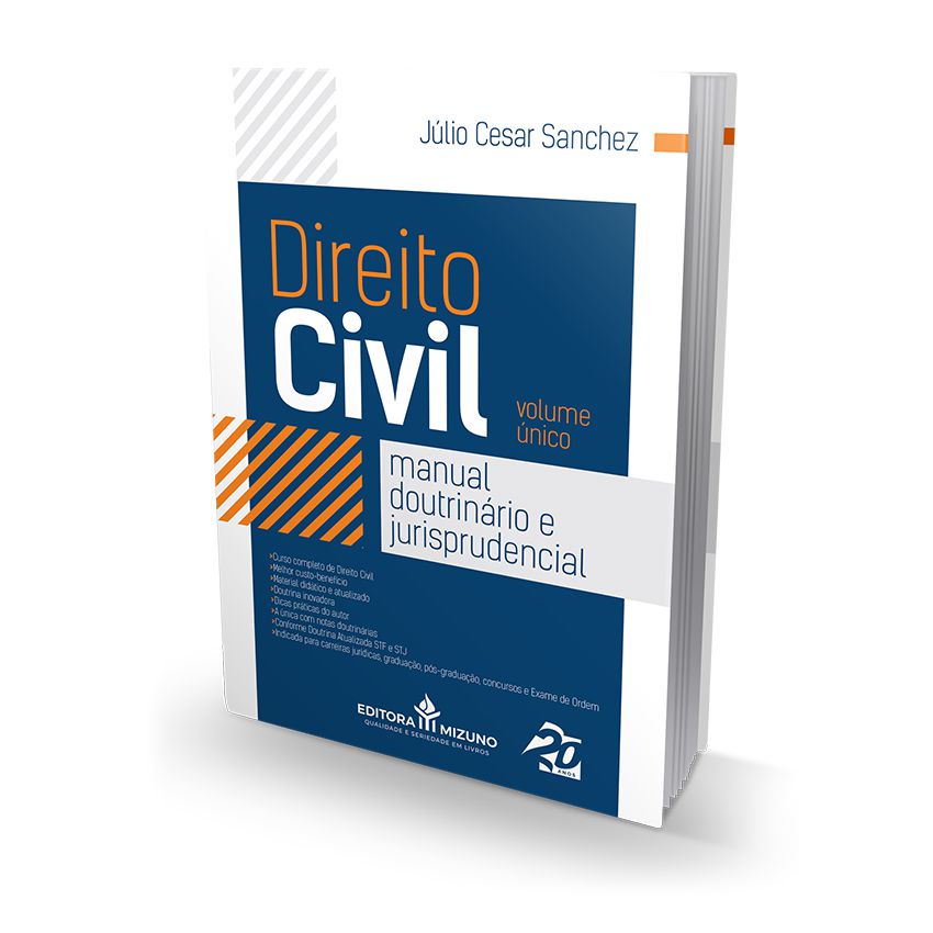 Imagem Direito Civil  Manual Doutrinário e Jurisprudencial - Livro para Advogado OAB Concursos Públicos Jurídico