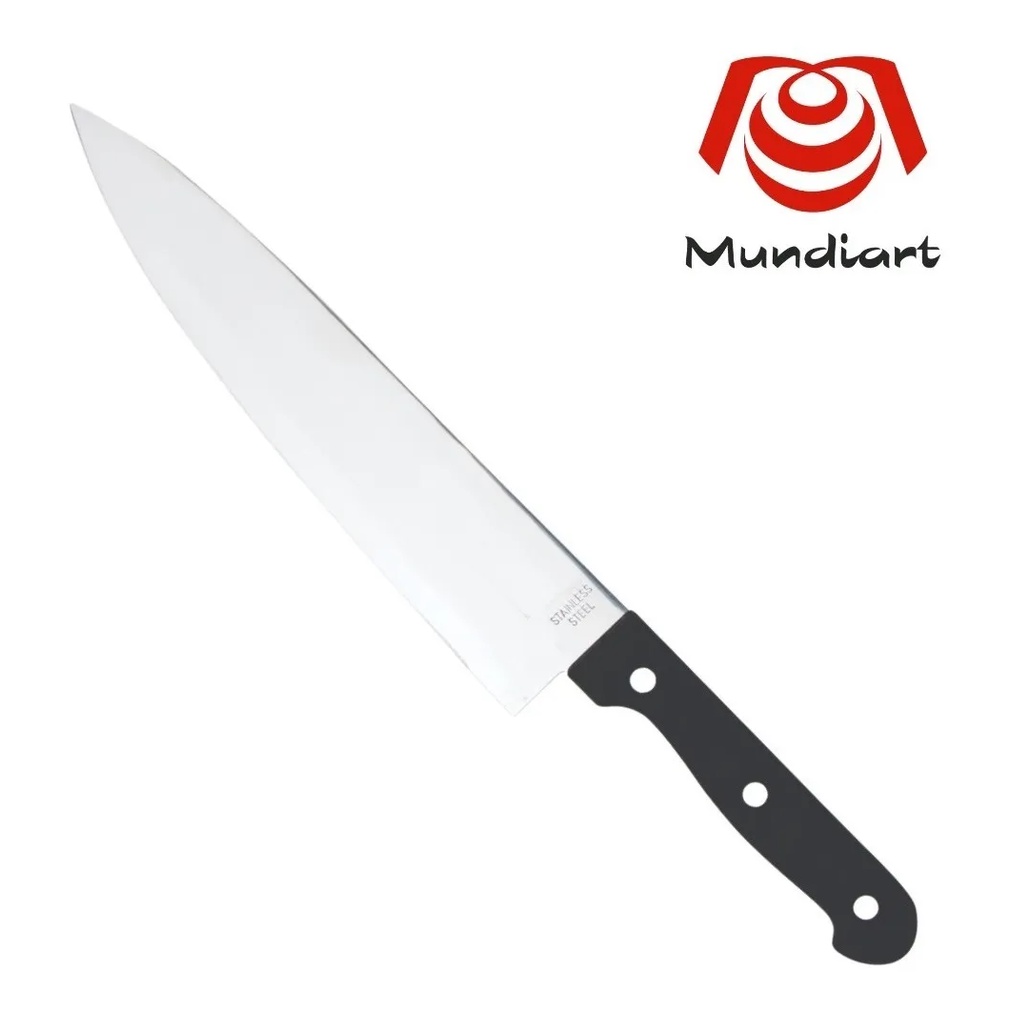 FACA DE CARNE INOX DO CHEF MUNDIART AFIADA PREMIUM | Shopee Brasil