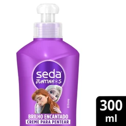 Creme para Pentear Seda Infantil Frozen Juntinhos Brilho Encantado com 300ml