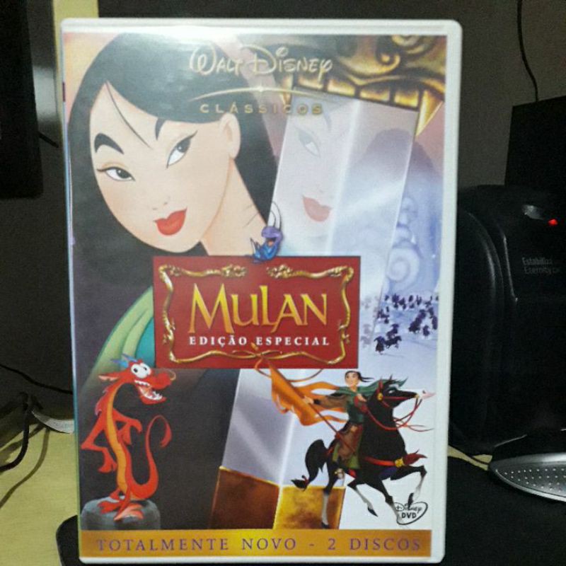 Dvd Mulan Edicao Especial Duplo Original Disney Com Encarte Shopee Brasil