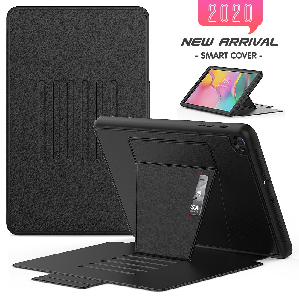 Samsung Galaxy Tab A8 10,5 X200 X205/A7 10,4 " T500 T505 2020 Slot Para Cartão De Couro De PU Macio À Prova De Choque Smart Auto Sleep/Wake Capa Da Caixa