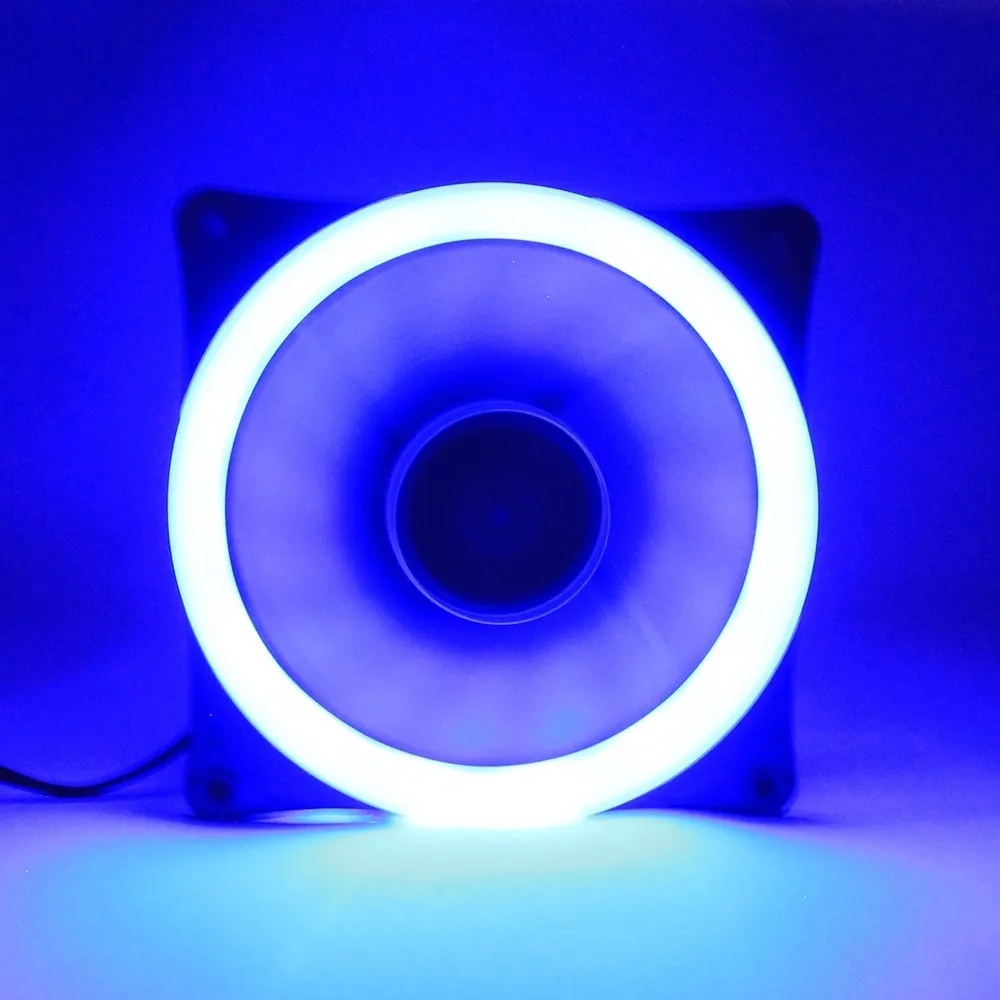 Fan Cooler Ventoinha 120mm Led P/gabinete Cpu 12cm Pc Gamer