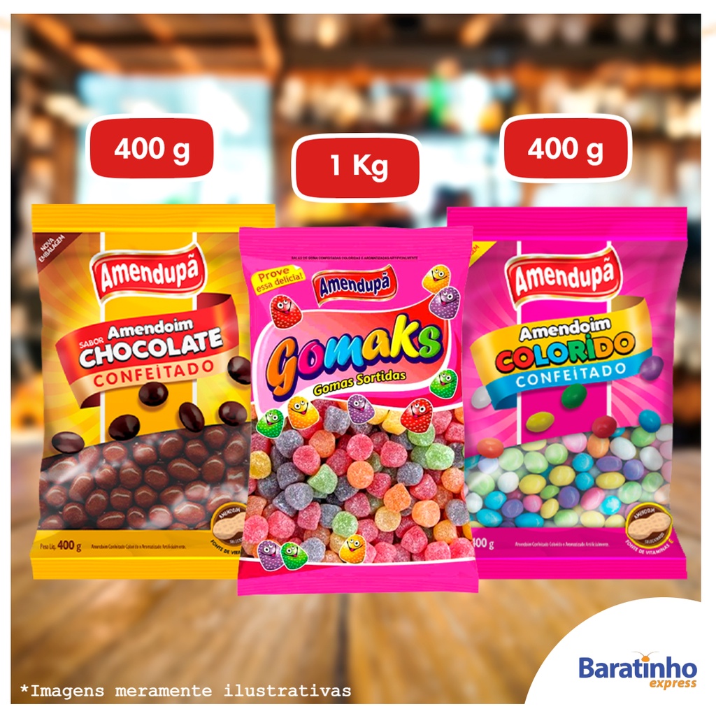 Balas de Goma Coloridas - Comprar com Melhor Preço em Lanches