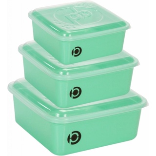 Conjunto Organizador Quadrado De Plástico - Envio De Cor Aleatório