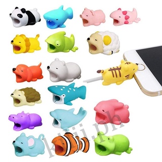 Protetor De Cabo De Carregamento USB Com Desenho De animal Para Evitar Desconexão