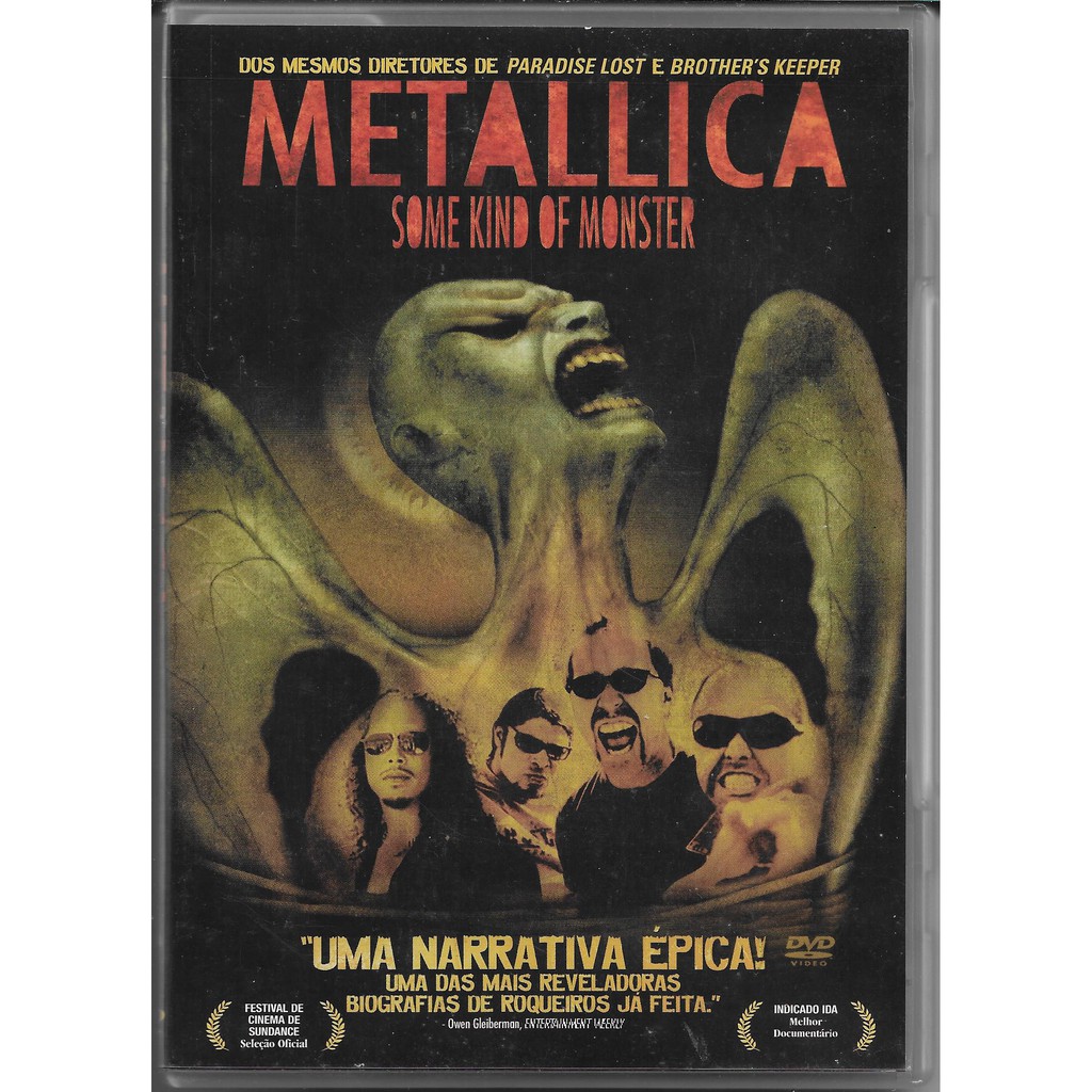 DVD Metallica - Some Kind Of Monster - Original Duplo C/ Luva Usado Muito Bom Estado - Ler Descrição