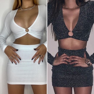 Conjunto Glitter de Lurex.