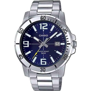 Relógio Casio Masculino Prata Mtp-Vd01D-2Bvudf