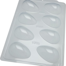 Forma  ovo liso 100g acetato simples grande profissional  SP140
