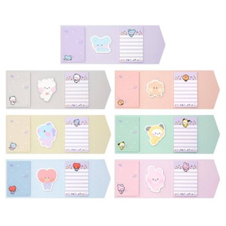 2022 Kawaii Animais Fofos Papel Notas Adesivas Bloco De Criativos Escritório Papelaria Escolar Adesivos Decoração CHIMMY COOKY KOYA MANG RJ SHOOKY TATA em Oferta na Shopee