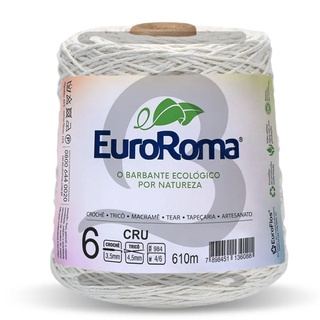 Barbante EuroRoma Cru 600g N°06 - 4/6