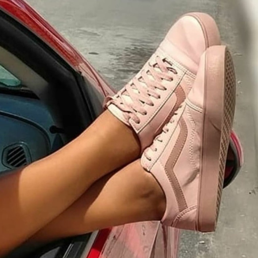 vans feminino nude