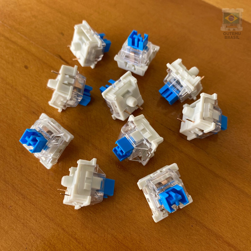 Botão Switch Outemu Blue Para Teclado Mecânico | Shopee Brasil