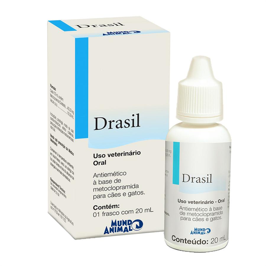 Antiemético Drasil Mundo Animal 20ml - Pets