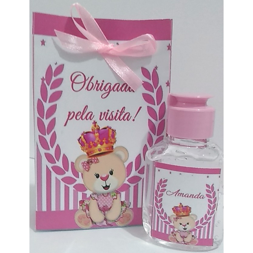 lembrancinhas maternidade álcool gel 50 unidades