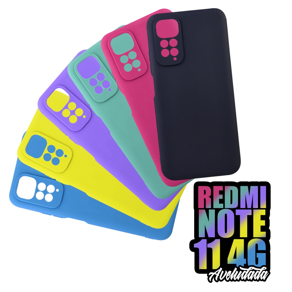 Capa Capinha case Silicone Premium aveludada Compativel Xiaomi Redmi Note 11 / 11s 4g 6.43