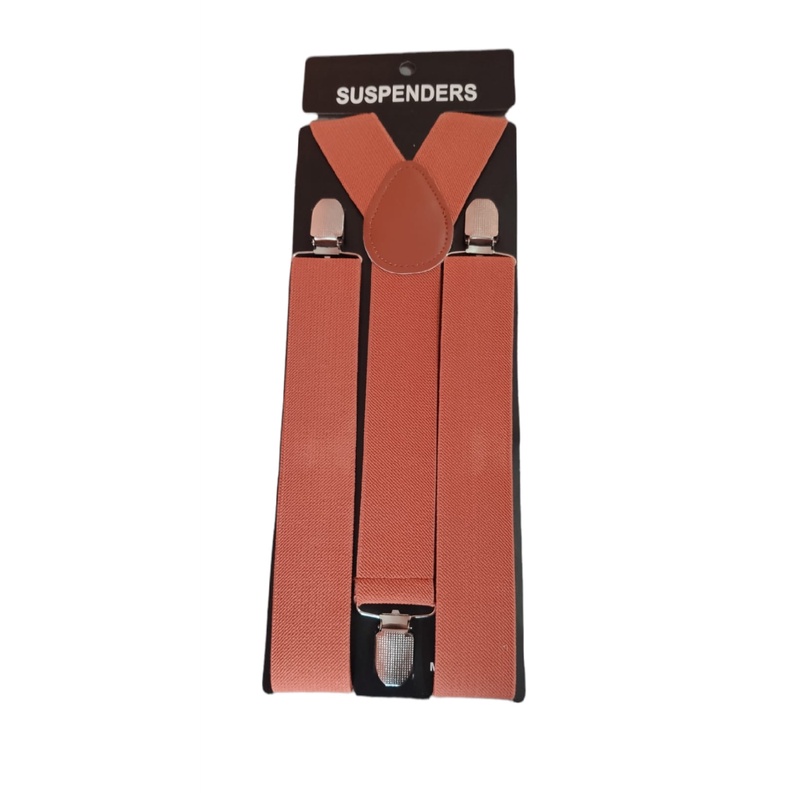 Suspensório King 3,5cm Largura Exclusivo Plus Size Terra Costa Ref:345