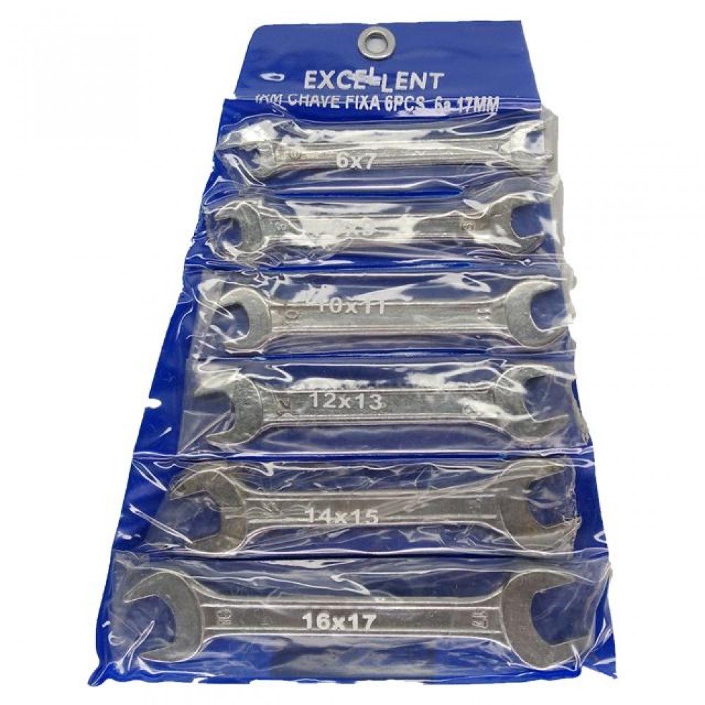 Jogo De Chaves Fixa 6 peças 6mm/17mm em Oferta na Shopee