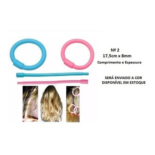 48 Bigudinhos/bigodim Circular Nº 2 Para Cachear Os Cabelo