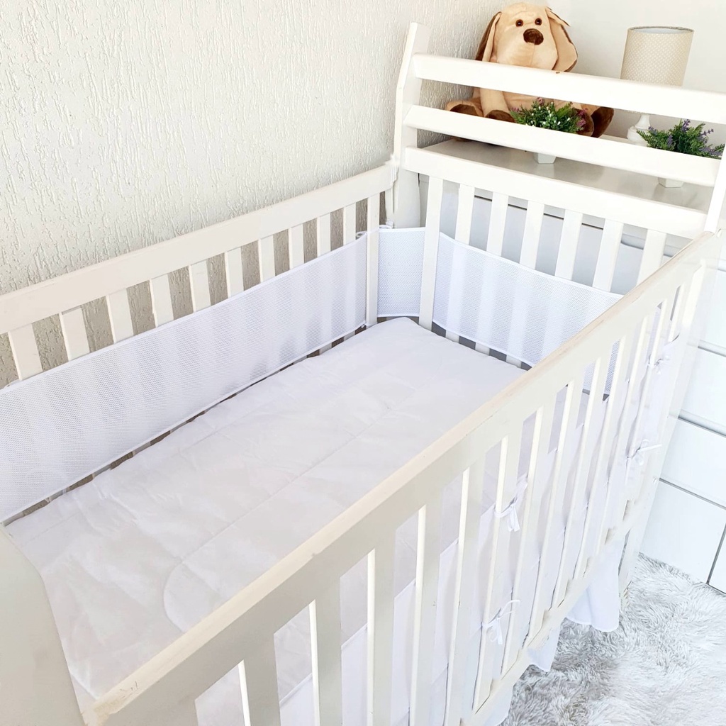 Tela Protetora Respirável De 4m Para Berço Americano - Tela Inteira/ 4 Cantos em Oferta na Shopee