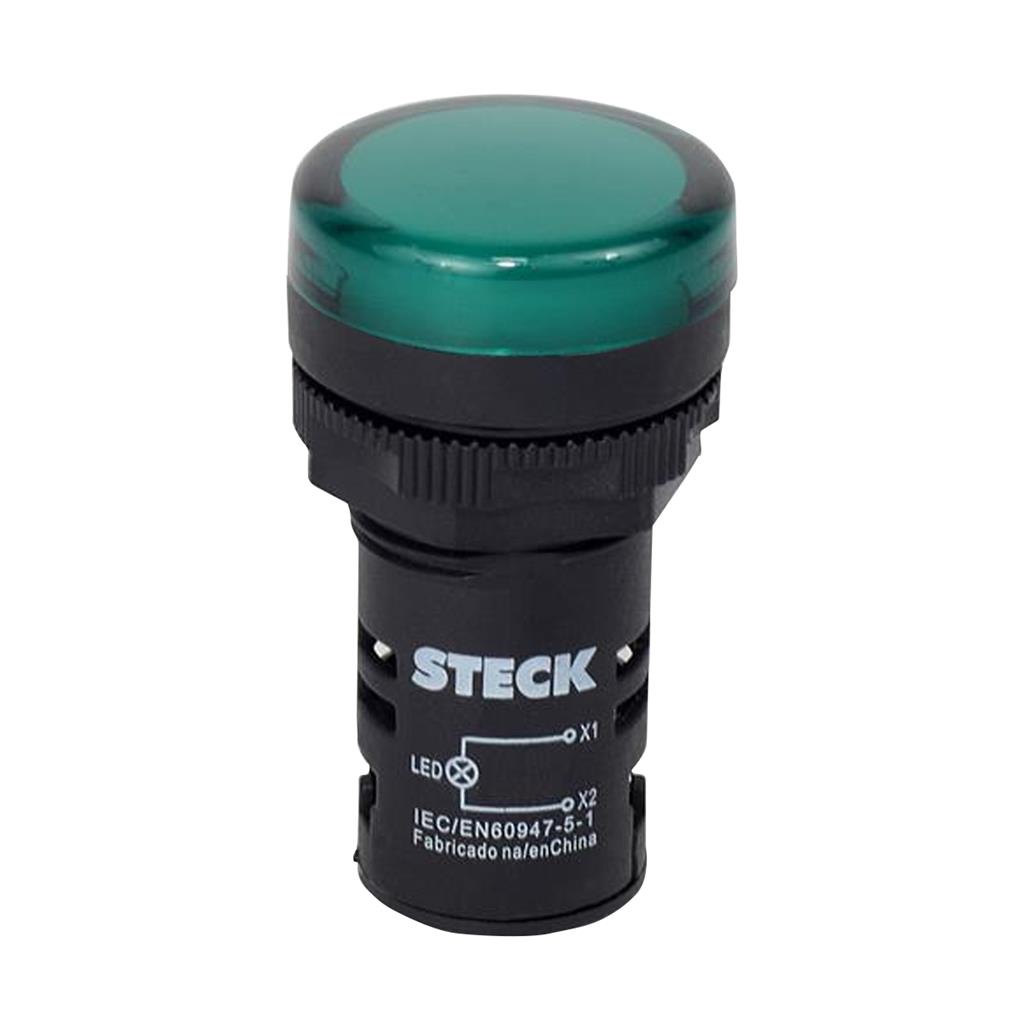 Sinalizador Led 380v Verde IP 65 Steck em Oferta na Shopee