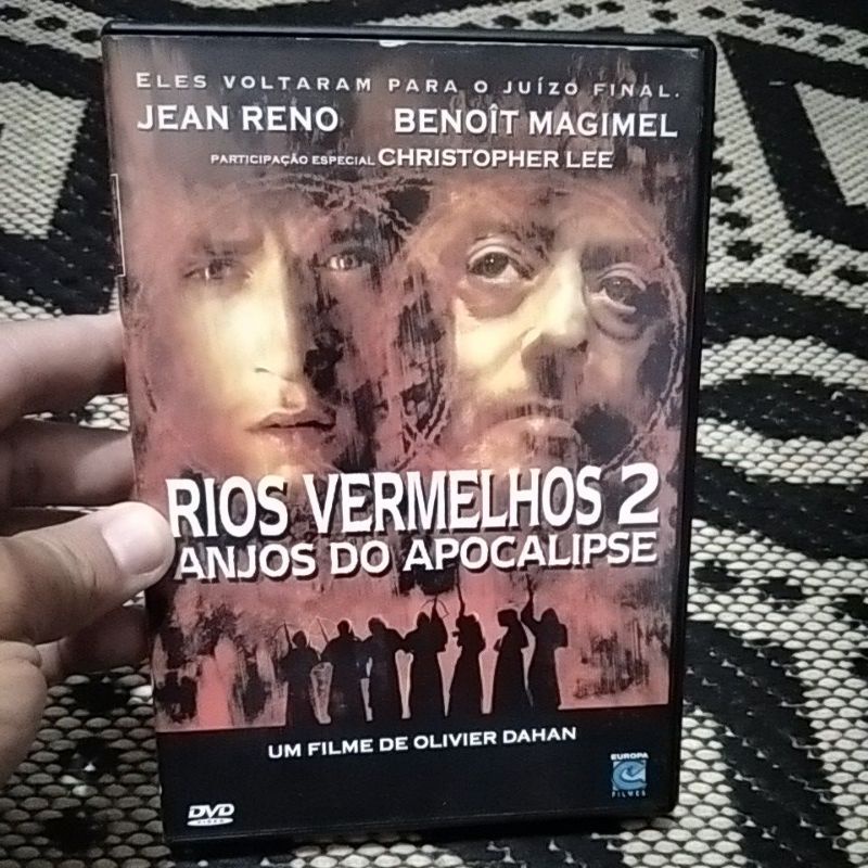 dvd rios vermelhos 2 anjos do Apocalipse - Jean Reno