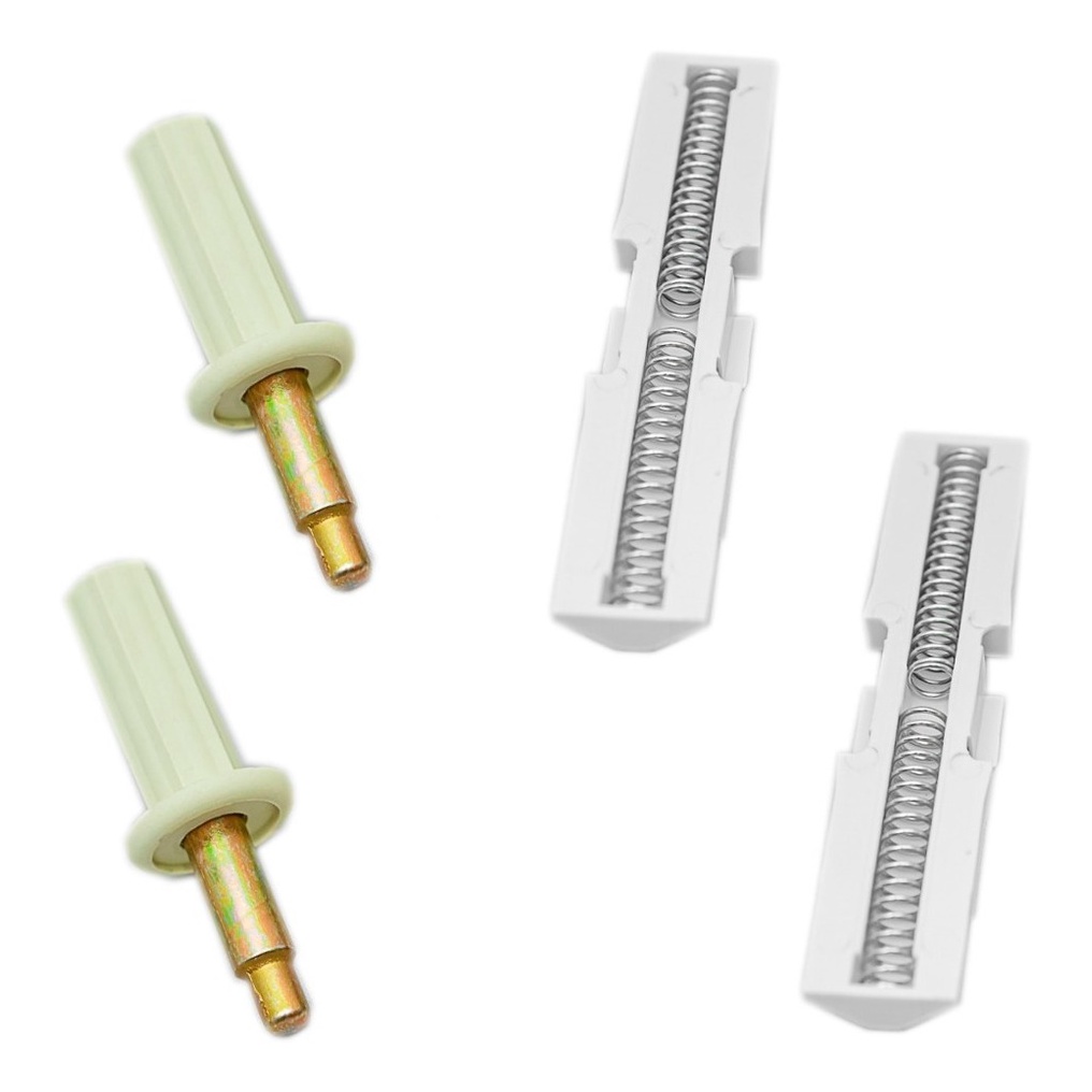 Carrinho deslizante e pino com mola para porta camarão parte superior 4 peças em Oferta na Shopee