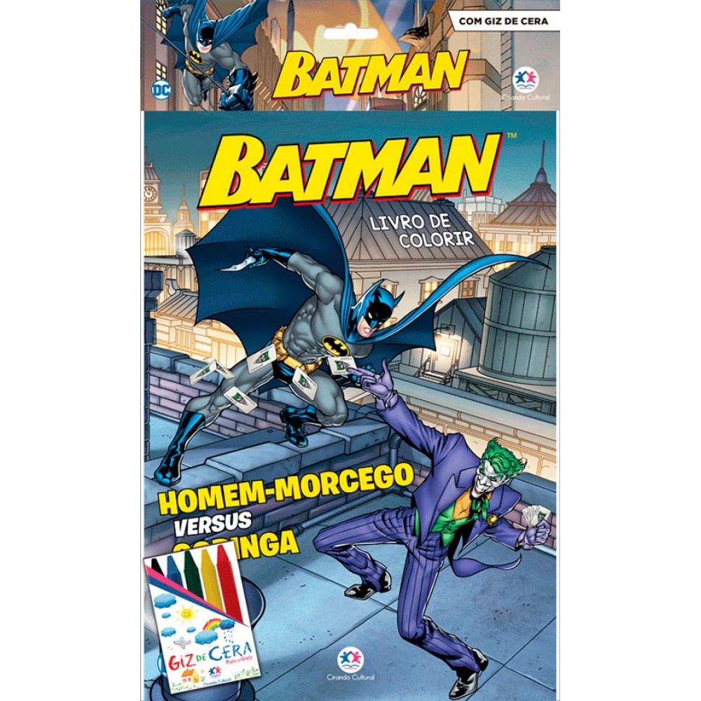 Batman - com giz de cera em Oferta na Shopee