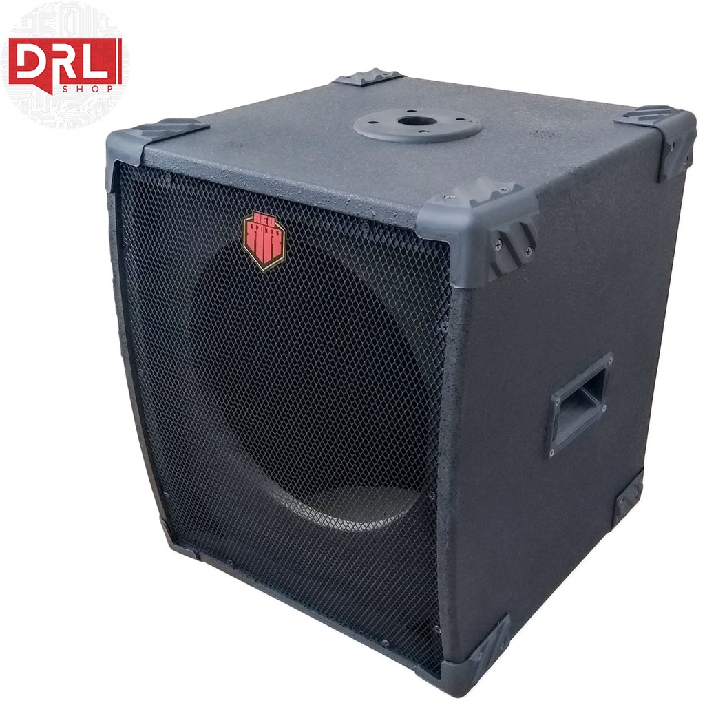 Caixa de Som Profissional Sub Grave 12" Sem Falante Red Box