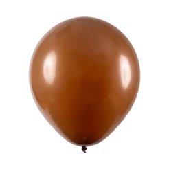 Balão De Festa Redondo Liso - Marrom - 12" 30cm - 24 unidades