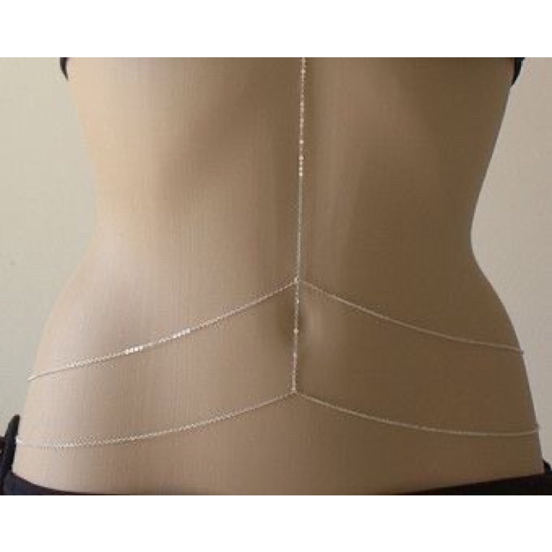 colares corporal joias de corpo borychain Bodychain da moda para homens e mulheres correntebanhada a ouro e a prata