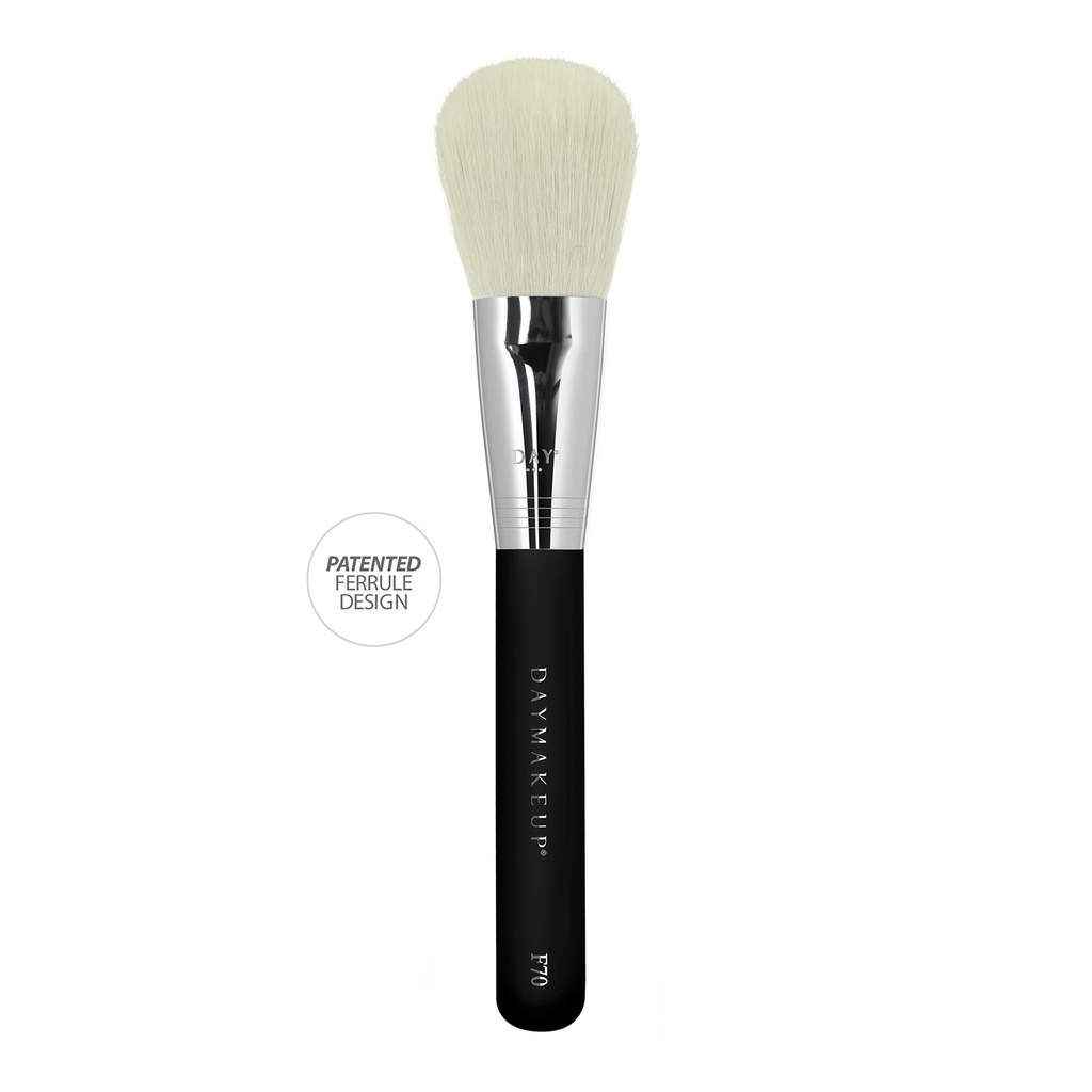 Pincel Chato Grande para Pó F70 - Daymakeup