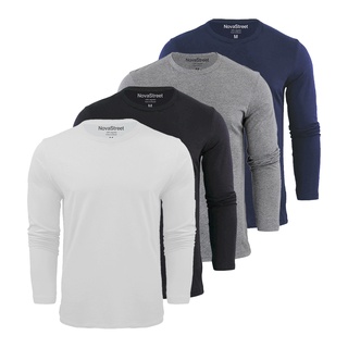 Kit 4 Camisa Masculina Manga Long Premium