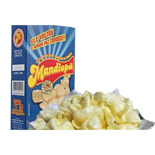 Salgadinho Mandiopã Mandiopa 1 unidade para fritar sabor natural cx c 80 gr Mandiopan em Oferta na Shopee