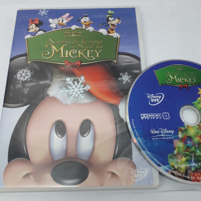 DVD - Aconteceu de novo no Natal do Mickey ( Disney )- Original | Shopee  Brasil