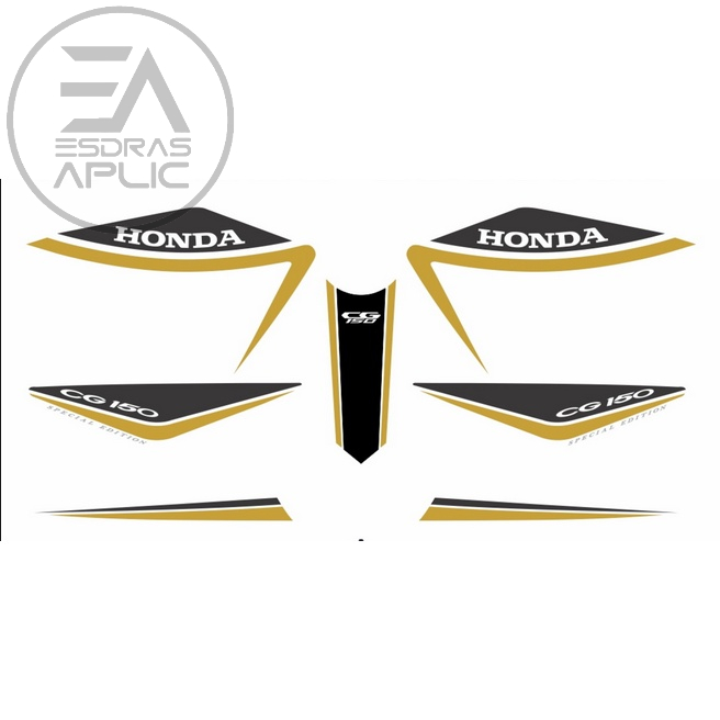 Kit Adesivo Honda titan Edição Limitada edição Especial cg 150 em Oferta na Shopee