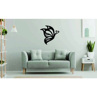 Quadrinho vazado decorativo borboleta em MDF Black 10x10cm excelente para decorar seu ambiente linda decoração