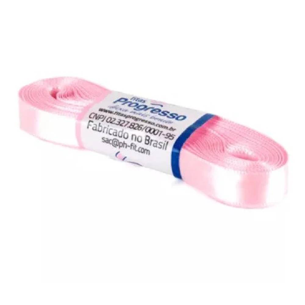 Fita de Cetim Progresso 10mm nº2 - 10m 206 Rosa Claro - 1un em Oferta na Shopee
