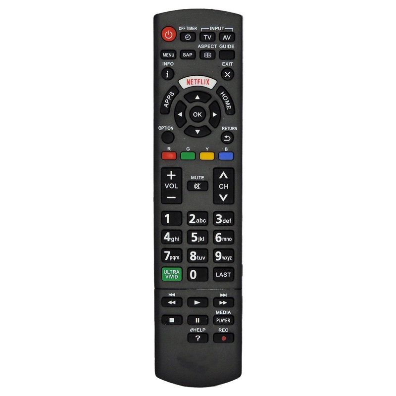 Controle Remoto Para Tv Panasonic Lcd / Led Smart com Netflix - 7514