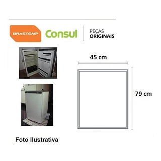 Borracha Frigobar - Consul Top 12 E Outros - Aba-parafusada